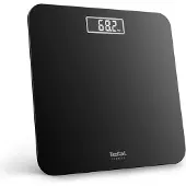 Tefal Premiss PP1800V0, Elektronische Personenwaage, 160 kg, 100 g, Schwarz, kg, lb, ST, Quadratisch