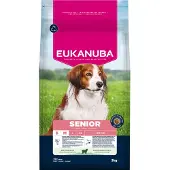 Eukanuba Senior Small Medium mit Lamm & Reis Hundefutter | 12 kg
