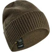 Camel active Beanie aus reiner Lammwolle in Dunkelbraun | Gr.: onesize