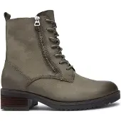 Caprice Schnürstiefel Kaltfutter in grün, Gr. 38