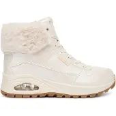 SKECHERS Uno Rugged Galactic Heights Damen Stiefelette Weiß