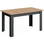 Vicco Esstisch Repose Anthrazit/Goldkraft Eiche 140-180 x 80 cm ausziehbar, Model 55778