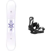 Salomon Snowboard - All-Mountain Snowboard - Pack Lotus 2026 für Damen aus Wolle - Weiß