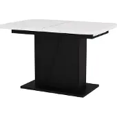 Vicco Esstisch Fenaro Weiß/Schwarz 120 x 80 cm ausziehbar, Model 56584