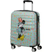 American Tourister Wavebreaker Disney Spinner 55 cm mit TSA-Zahlenschloss Minnie Pastel Dots