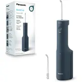 Panasonic Munddusche "EW-DJ66-A303" 2 Stk. Aufsätze Kabellos, Ultraschall-Technologie, 5 Stufen, 200 ml Wassertank