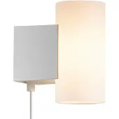 Nordlux LED Wandleuchte Mona Weiß 10W 800lm warmweiß 2700K 3-Stufen-Dimmbar mit Schalter