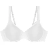 Triumph Bügel-BH "Modern Soft+Cotton W" mit dezenten Glanz-Streifenmuster und breiten Trägern