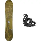 Burton - Snowboard All-Mountain - Pack Ft Hometown Hero Smalls 2026 aus Holz - Grün
