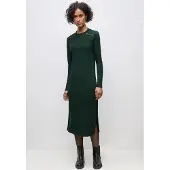 Street One Midikleid Ohne Taschen in Unifarbe