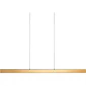 Beliani Hängelampe Gold Aluminium Gummiholz Schirm Eisensockel mit Fernbedienung Integriertes LED Licht Hängende Moderne Beleuchtung