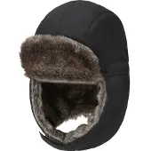 Reima Mütze - Ilves - Schwarz m. Kunstpelz - - 48 cm - Mützen