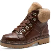 Tamaris Damen High-top-Schuhe mit Schnürverschluss für den Winter in Braun