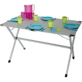 Eurotrail Campingtisch st. Pierre140 x 81 x 70 cm aluminiumgrau