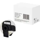 Markenlos Etikettenrolle 5D11208-WT 90 mm Schwarz, Weiss