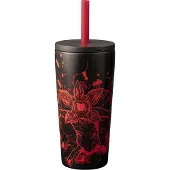 Bialetti Trinkbecher Stranger Things, 600 ml, Schwarz / Rot