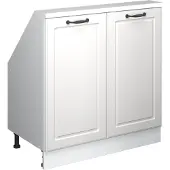 Vicco Dachschrägenschrank Rion Weiß Landhaus mit 2 Türen, Model 56181