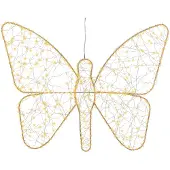 Pflanzen-Kölle LED Schmetterling, 436 LEDs, gold, Höhe ca. 43 cm