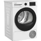Whirlpool C WD 93M WBS IT, Freistehend, Frontlader, Wärmepumpe, Weiß, Tasten, Drehregler, Schwarz