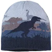 Maximo Strickmütze aus Baumwolle, mit Motiv, gefüttert