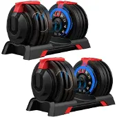 DH FitLife 24 kg Verstellbare Hanteln 2 St