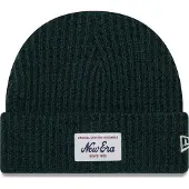 New Era Strick Wintermütze Beanie - Short Waffle Dunkelgrün