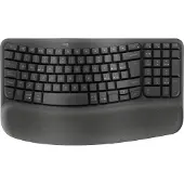 Logitech 920-012293, Volle Größe (100%), Kabellos, RF Wireless + Bluetooth, Membran Key Switch, QWERTY, Graphit