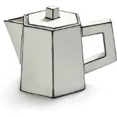 Serax Teekanne Carte Blanche White/Black 1 L
