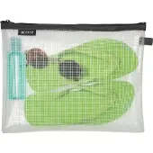 Leitz 40260095, Uni, Zubehörtasche, Groß, Reißverschluss, Wasserfest, Schwarz