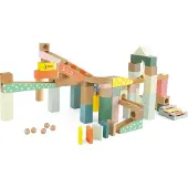 ClassicWorld Holzmurmelbahn für Kugeln ab 3
