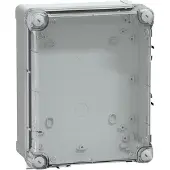 Schneider Electric NSYTBS241910HT PanelSeT TBS - ABS-Gehäuse mit durchs. Abdeckung H20, H241xB194xT107mm, Schutzart IP66, IK07, RAL 7037