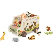 Classic World Holz Safari Auto Formenbox - Lernspielzeug für Kinder