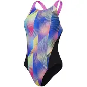 Speedo Allover Digital Recordbreaker Badeanzug