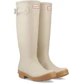 Hunter Gummistiefel Original Tall Damen Gravel / Biscuit-Schuhgröße 37