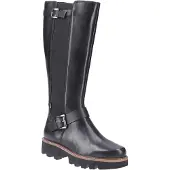 POD Aleena Leder/Textil Damenstiefel Schwarz