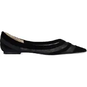 Jimmy Choo Ballerinas Love Schwarz