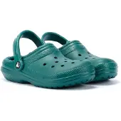 Crocs Klassische gefütterte Frauen Smaragd Clogs