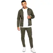 Enzo | Herren Cargo-Trainingsanzug-Set - Khaki