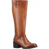 Hush puppies Heidi Leder Damen Tan Leder Stiefel