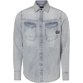G-Star für Herren. D23616-D252-G342 Schmales Denim-Hemd blau (XXL), Lässig, Baumwolle, Langarm