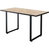 Vicco Esstisch Livorno Schwarz/Goldkraft Eiche 140 x 70 cm, Model 55614