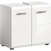 Ebuy24 Xonox.home Waschtischunterschrank Ice BxHxT 60 x 54 cm x 32 cm Frontfarbe weiß hochglanz