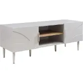 En.casa Fernsehtisch 'Starvili' mit 2 Türen 120 x 40 x 45 cm Beige