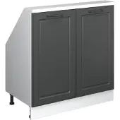 Vicco Dachschrägenschrank Rion Anthrazit Landhaus mit 2 Türen, Model 56170