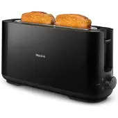 Philips Daily Collection Langschlitz-Toaster, schwarz HD2590/90