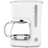 Silva KA 2300 Kaffeeautomat, Glaskanne, 750 W, 10 Tassen, weiß