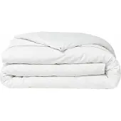 TODAY Bettwäsche-Set – 240 x 260 cm – 100 % Perkal, Spitzen-Finish – Kreide