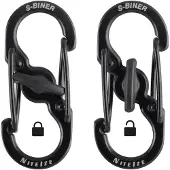 Nite Ize NI-LSBM-01-2R3 Karabinhage MicroLock S-Biner 2 35 mm x 15 mm x 7 mm 2 stk