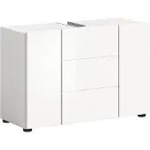 Xonox .home Waschtischunterschrank Vira BxHxT 82 x 56 cm x 34 cm Frontfarbe weiß hochglanz