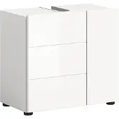 Xonox .home Waschtischunterschrank Vira BxHxT 60 x 56 x 32 cm Frontfarbe weiß hochglanz